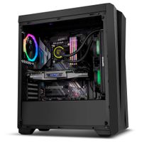 Miniatura 20 de CAJA SEMITORRE NOX HUMMER FUSION LED RGB S/F USB 3.0 NEGRO