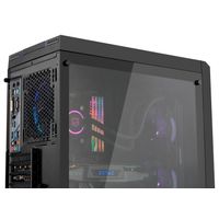 Miniatura 23 de CAJA SEMITORRE NOX HUMMER FUSION LED RGB S/F USB 3.0 NEGRO