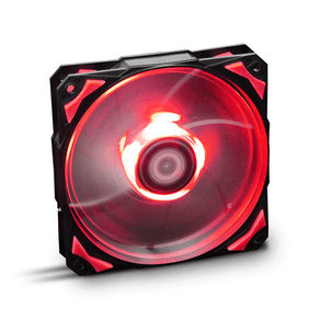 VENTILADOR NOX H-FAN ROJO 12 CM LED ROJO