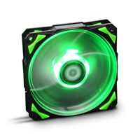 Miniatura 2 de VENTILADOR NOX H-FAN VERDE 12 CM LED VERDE