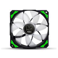 Miniatura 4 de VENTILADOR NOX H-FAN VERDE 12 CM LED VERDE