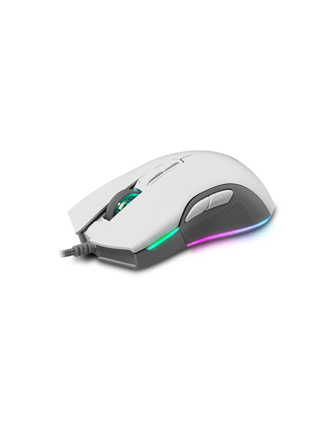 raton gaming newskill eos ivory | 16000dpi | rgb | blanco
