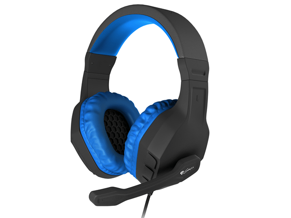 auriculares + micro genesis argon 200 gaming mini jack 3.5 azul