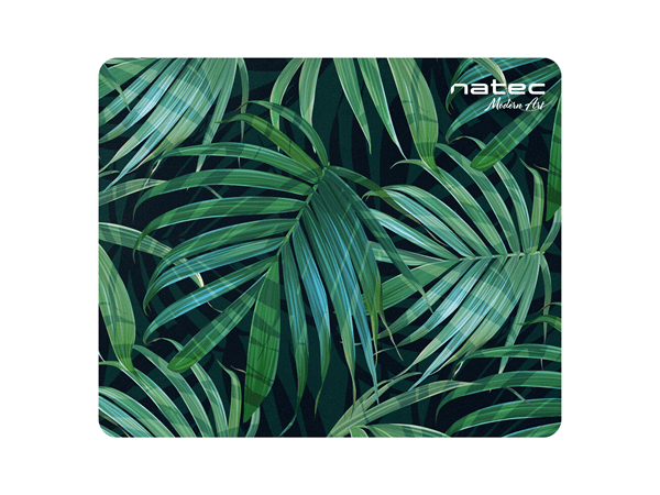alfombrilla natec photo modern art - palmera 220x180 mm raton