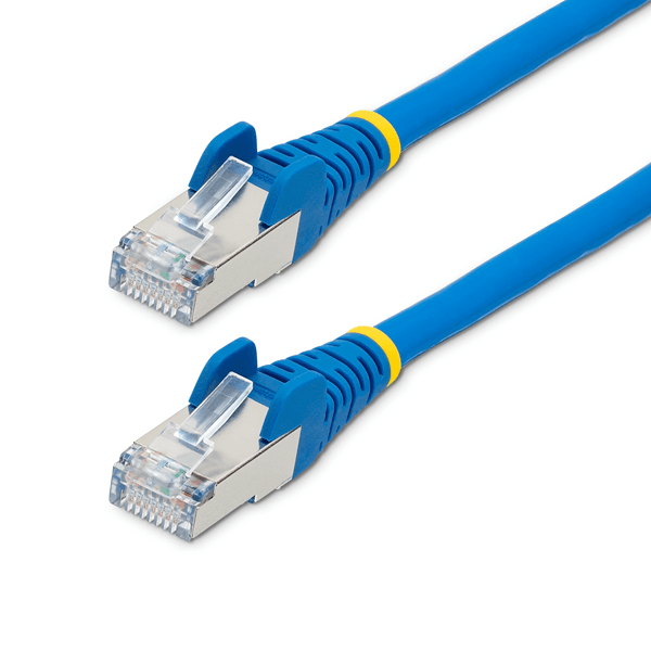 50cm lszh cat6a ethernet cable - blue