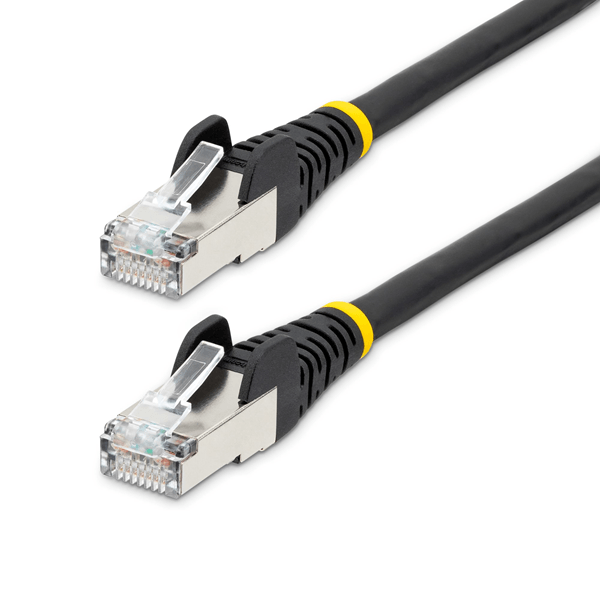 50cm lszh cat6a ethernet cable - black