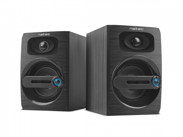 altavoces natec cougar 6w rms 2.0 negro