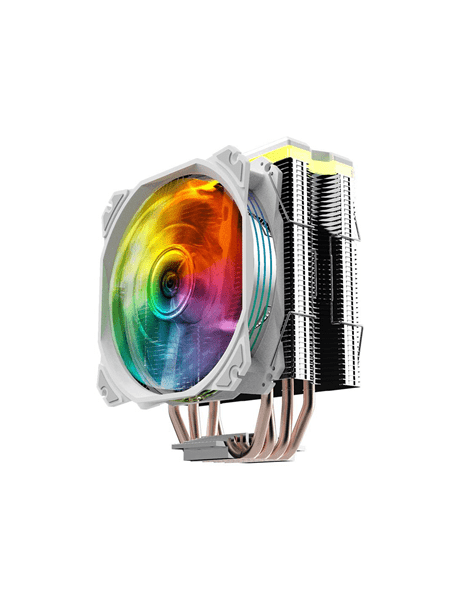 disipador nfortec centaurus x | argb | 120mm | blanco