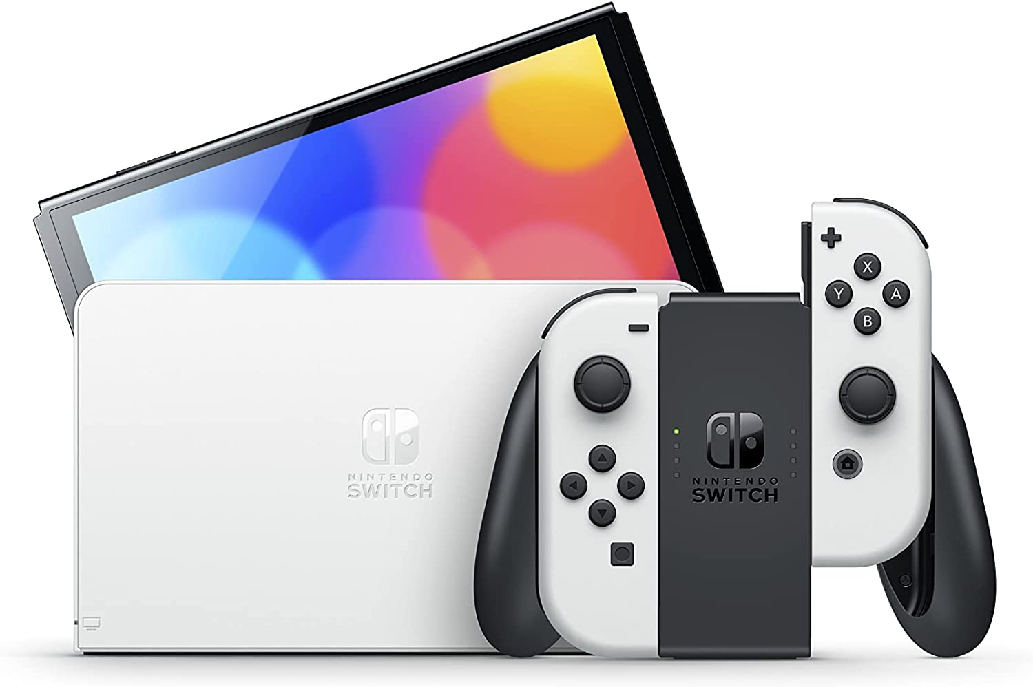 nintendo switch oled blanca