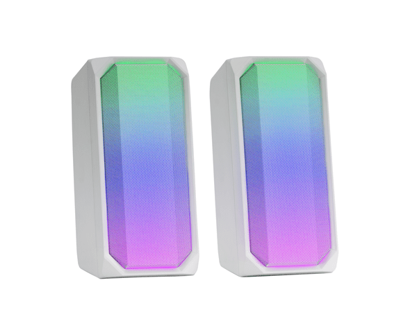 MARS GAMING Altavoces MSRGBW 15W Bt 5.0 White