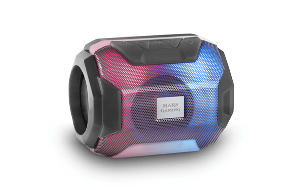 mars gaming altavoz bluetooth rgb msbax 10w black