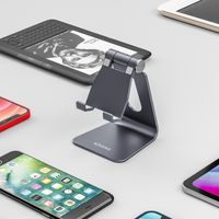 Miniatura 6 de AISENS Soporte De Sobremesa Tamaño M Ajustable (1 Pivote) Para Movil / Tablet, Gris