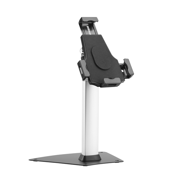 aisens soporte antirobo de sobremesa ajustable (1 pivote) para tablet, negro