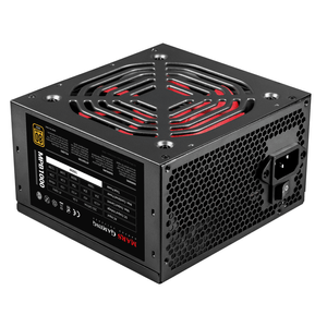 Fuente Alimentación 1000W MARS GAMING  MPB1000, Fuente Alimentación PC 1000W ATX, 80Plus Gold, Eficiencia 90%, Ventilador 120mm con Tecnología Ultrasilenciosa SilentRPM, Sistema PFC Activo, Negro y Rojo 12 cm 80 PLUS GoldNon-Modular