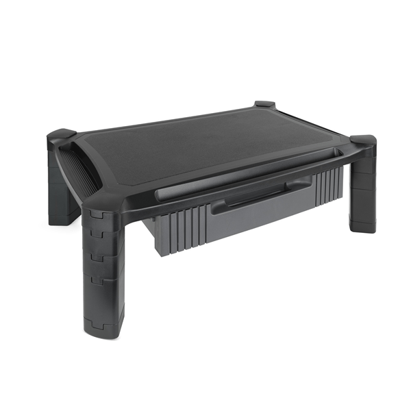 soporte mesa monitor portatil impresora tooq max.10kg c cajon negro