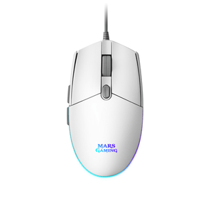Mars Gaming Ratón MMG 3200dpi RGB FLOW Blanco
