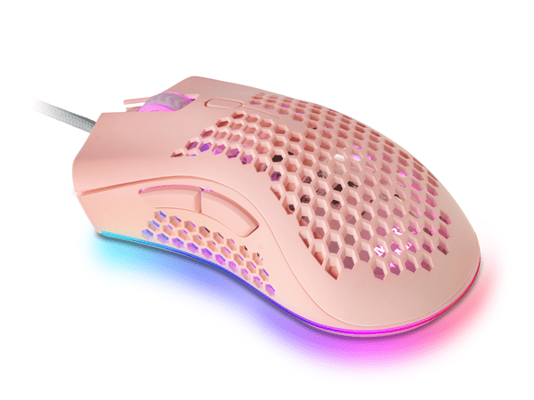 Mas Gaming Ratón MMEX 32000DPI 75G RGB PINK