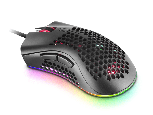 mas gaming ratón mmex 32000dpi 75g rgb black