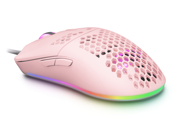 Mars Gaming MMAX Ratón Ultraligero 12400DPI Rosa