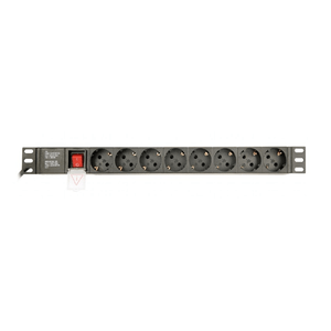 REGLETA-RACK-GEMBIRD-1U-16A-8-TOMAS-NEGRO-3-M-CON-INTERRUPTOR
