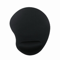 Miniatura 1 de GEMBIRD ALFOMBRILLA DE RATON CON SOPORTE SUAVE PARA LA MUNECA, NEGRO