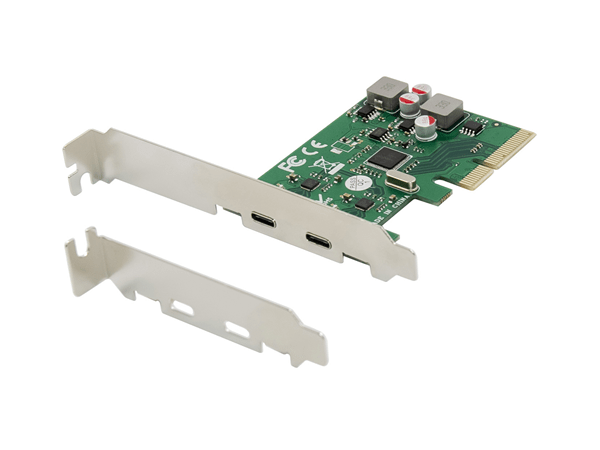 controladora conceptronic pci express x4 2 puertos usb 3.2 gen2 tipo c autoalimentada