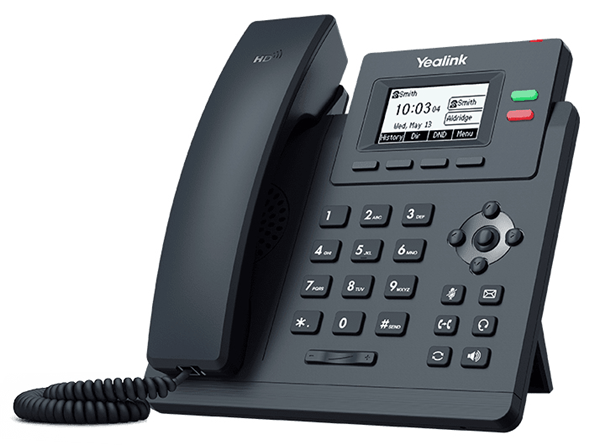 YEALINK SIP-T31G, 2 cuentas, CON PoE, SIN PSU