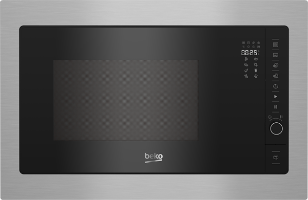 HORNO MICROONDAS INTEGRABLE BEKO BMGB 25332 BG 25 LITROS CON GRILL NEGRO