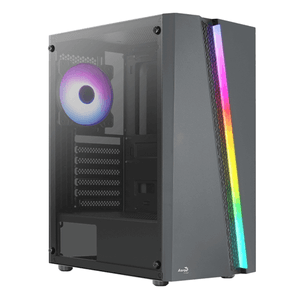 CAJA-ATX-SEMITORRE-AEROCOOL-BLADE-BLACK-FRONTAL-CON-LINEA-RGB-Y-REJILL-DE-VENTILACION-LATERAL-DE-CRISTAL-TEMPLADO-SIN-FUENTE-DE-ALIMENTACION