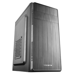 TACENS  ACM500 Caja PC Compacta Micro ATX y Fuente PC 500W USB 3.0 Aluminio  Negro Incluye Fuente