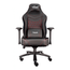 SILLA GAMER TALIUS MAMUT NEGRA/ROJA 4D, FROG, BASE METAL, RUEDAS NYLON, SOPORTA HASTA 170KG