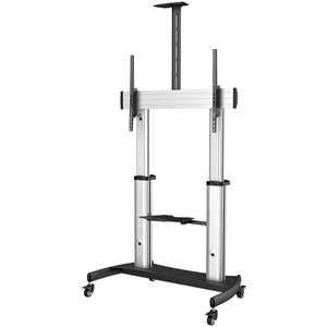 MOBILE-TV-CART---60-TO-100IN-TVS---HEIGHT-ADJUSTABLE-LOCKAB-LE