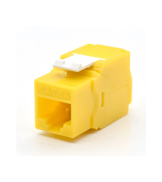 WP Keystone Cat. 6a UTP RJ45/Hembra Amarillo