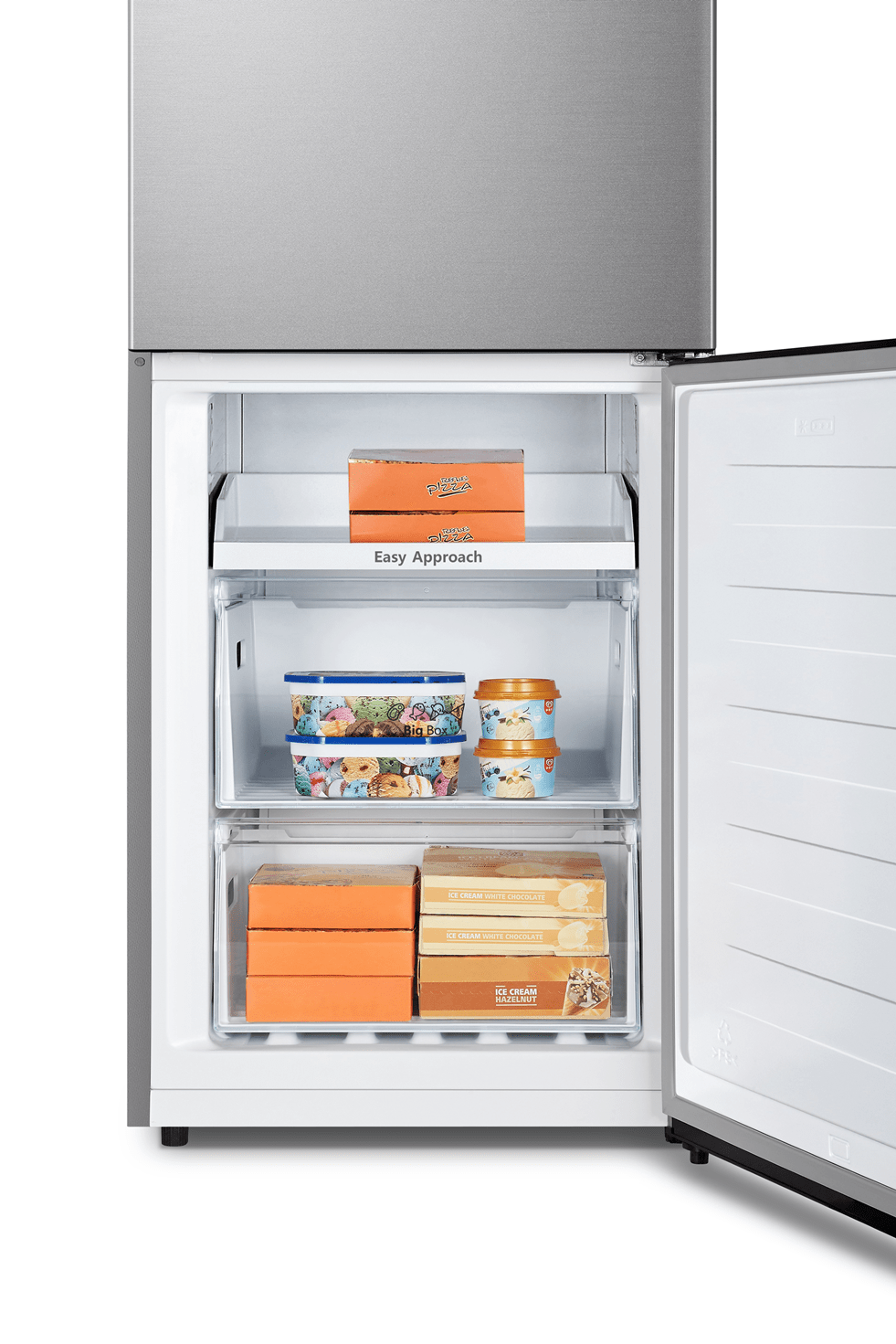 FRIGORIFICO COMBI HISENSE RB390N4ACE NOFROST E ALTO 186 CM ANCHO 60 CM INOX