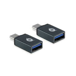 ADAPTADOR USB-C 3.1 MACHO A  USB 3.0 TIPO A HEMBRA OTG 5GB/S PACK 2 UDS