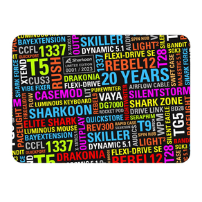 ALFOMBRILLA-GAMING-SHARKOON-20-ANIVERSARIO-EDICION-LIMITADA