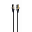 CABLE RED S-FTP GEMBIRD  CAT 8 LSZH NEGRO 1 M