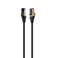 CABLE RED S-FTP GEMBIRD CAT 8 LSZH NEGRO 2 M