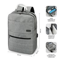 Miniatura 5 de MOCHILLA PORTATIL 15,6´´ SUBBLIM GREY
