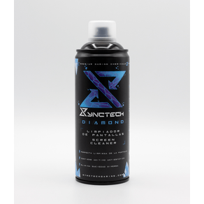 ESPUMA ACTIVA SYNCTECH DIAMOND SPRAY 400ml PARA LIMPIEZA DE PANTALLAS PULVERIZACION MICRONIZADA SECADO RAPIDO