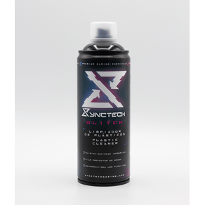 AEROSOL SYNCTECH PARA PLASTICOS GLITCH SPRAY 400ml LIMPIA REACONDICIONA Y PROTEGE SUPERFICIES PLASTICAS