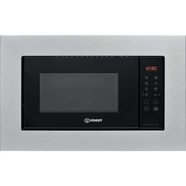 horno microondas integrable indesit mwi 120 sx 20 litros sin grill inox