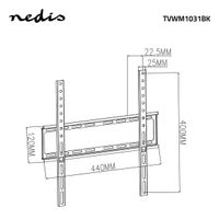 Miniatura 8 de SOPORTE PARA TV NEDIS TVWM1031BK
