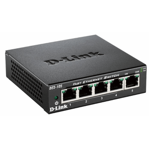 Switch/5xF+ENet RJ45 ext PSU