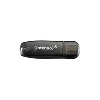 Miniatura 1 de MEMORIA 16 GB REMOVIBLE INTENSO USB 2.0 RAINBOW LINE NEGRO