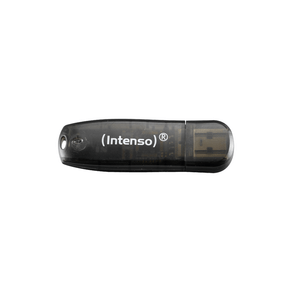 MEMORIA 16 GB REMOVIBLE INTENSO USB 2.0 RAINBOW LINE NEGRO