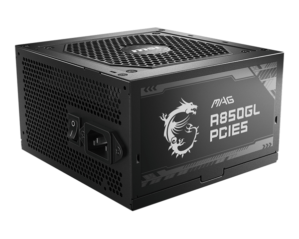 fuente alimentación msi mag a850gl | 850w | 80+ gold | modular | pcie5