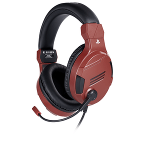 AURICULARES-GAMING-NACON-SONY-OFFICIAL-PS4-ROJO