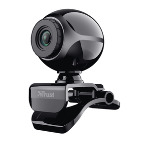 CAMARA-WEBCAM-TRUST-EXIS-BLACK-SILVER