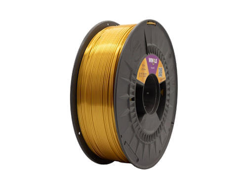 winkle filamento impresora 3d pla silk  color oro rey  175 mm  1000 gr